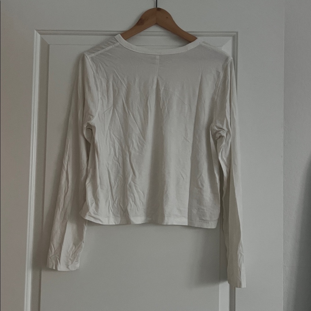 lululemon athletica Cream Long Sleeve Top - Picture 4 of 4